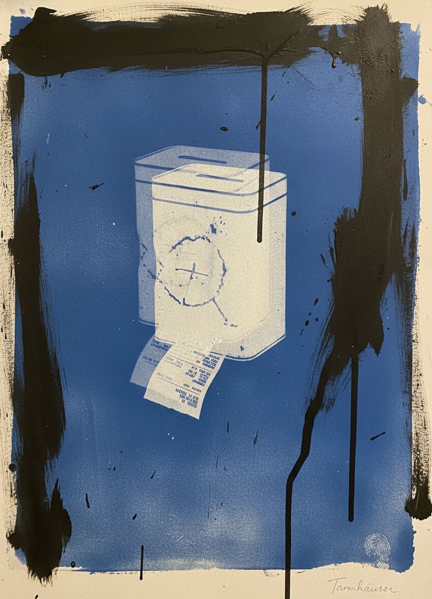 The Dented Tin's Plea — Stefan Tannhäuser · MODULAR one-of-a-kind original