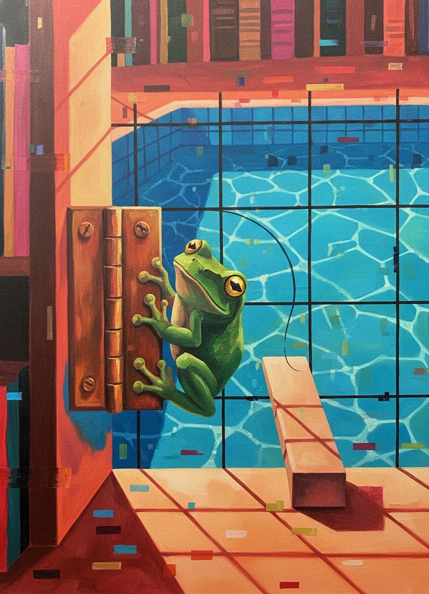 The Emerald Frog's Brass Hinge — Viktor Eklund · MODULAR one-of-a-kind original