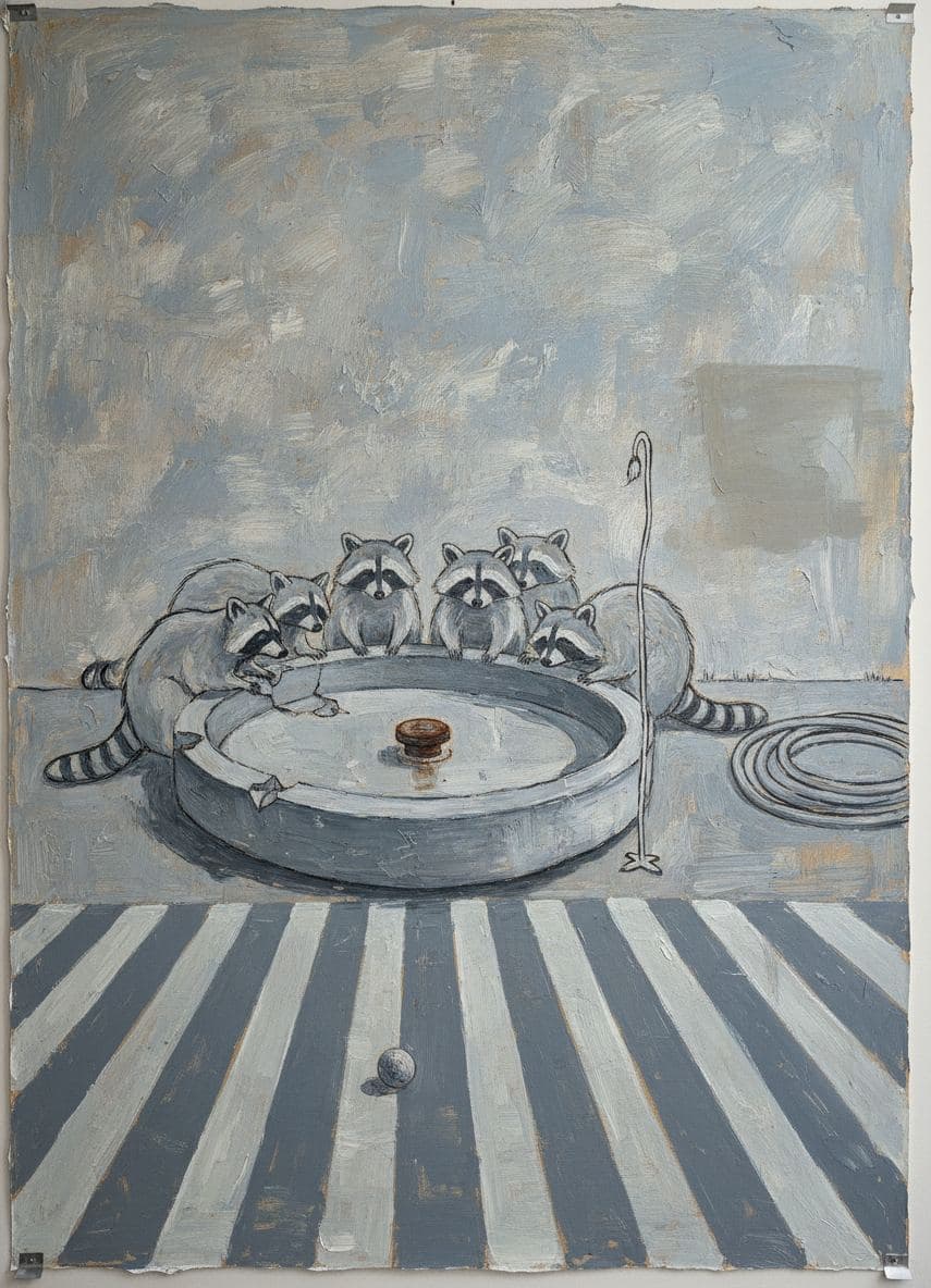 The Empty Bird Bath — Saskia Vandenberg · MODULAR one-of-a-kind original