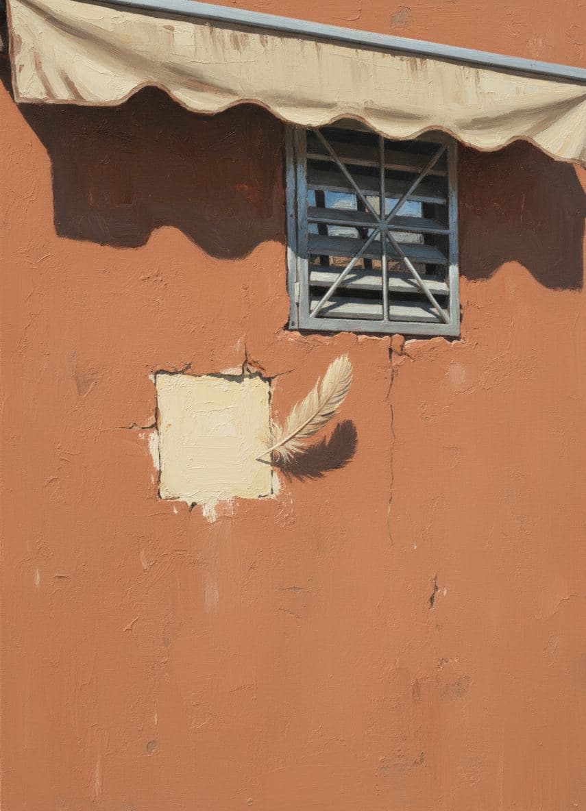 The First Feather of the Season — Saskia Vandenberg · MODULAR one-of-a-kind original