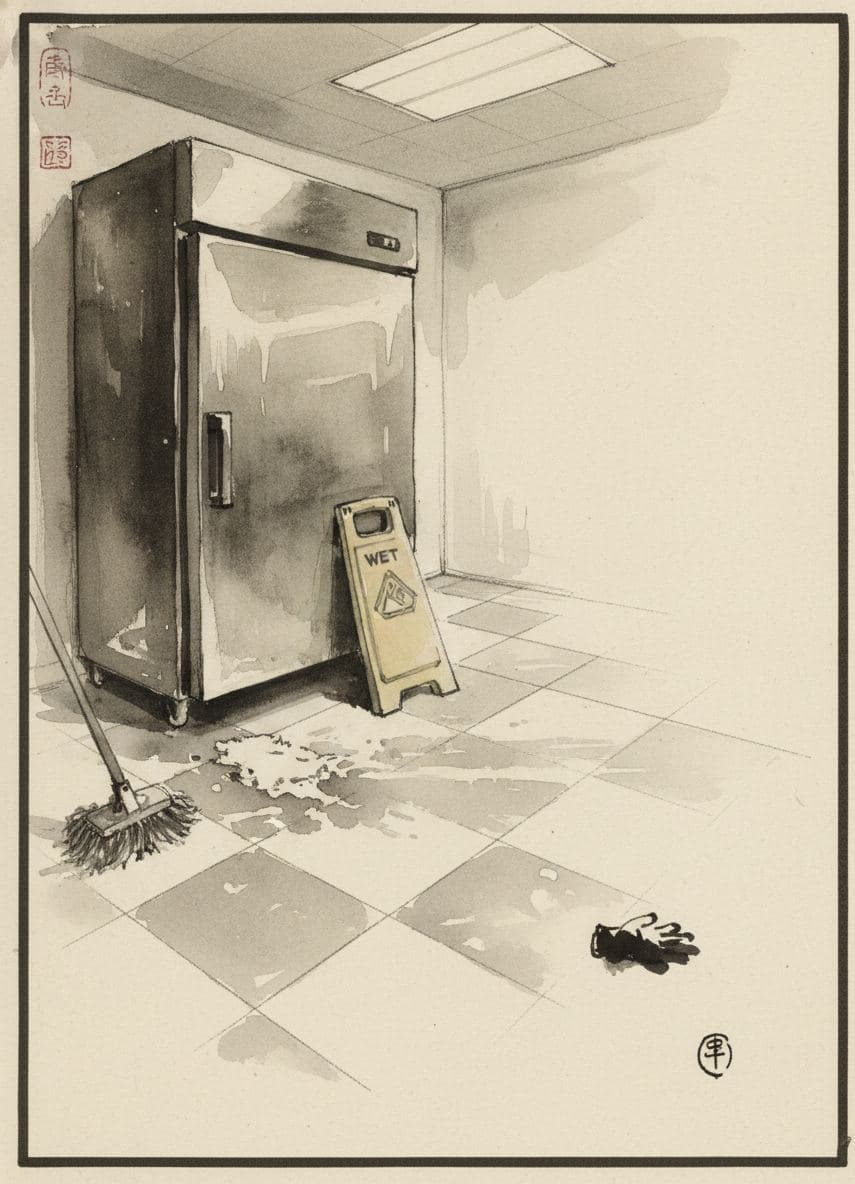 The Floor Was Cleaned — Rafał Zborowski · MODULAR one-of-a-kind original