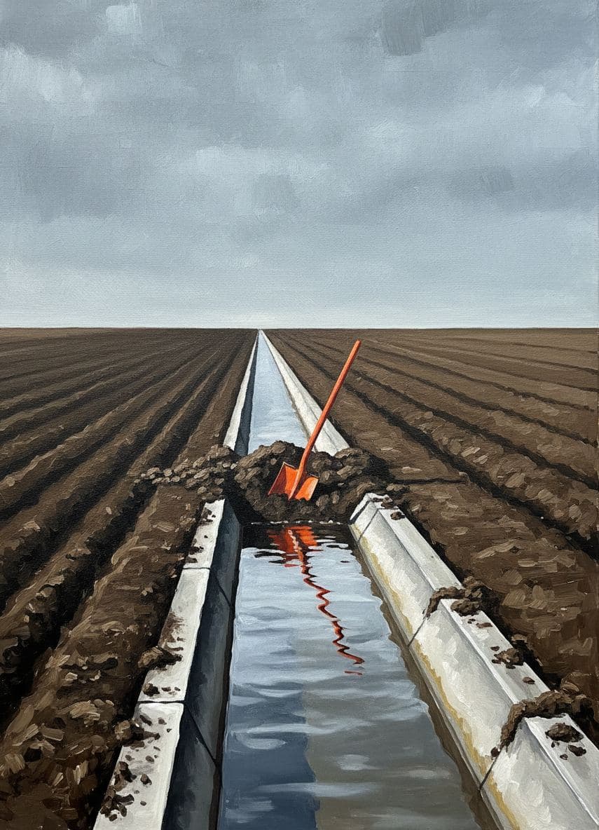 The Forgotten Orange Shovel — Viktor Eklund · MODULAR one-of-a-kind original