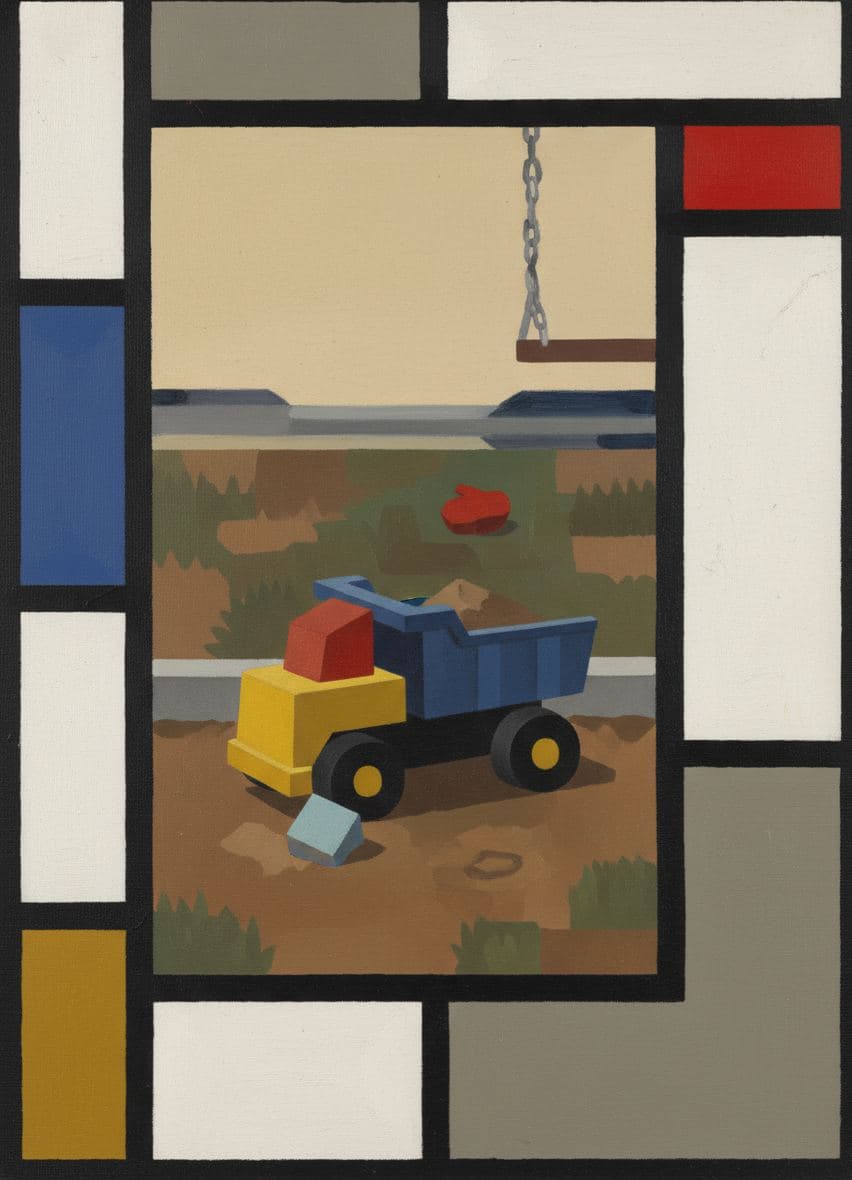 The Forgotten Red Mitten — Viktor Eklund · MODULAR one-of-a-kind original