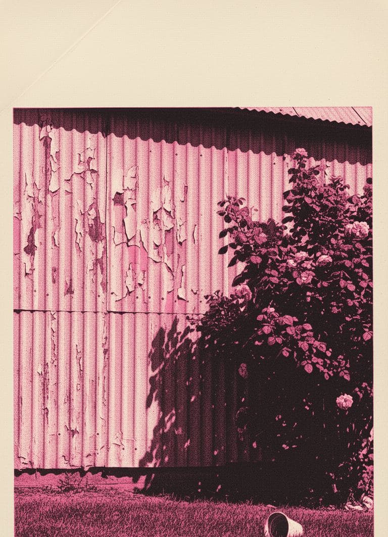 The Gardener Pruning the Roses — Irmela Bechmann · MODULAR one-of-a-kind original