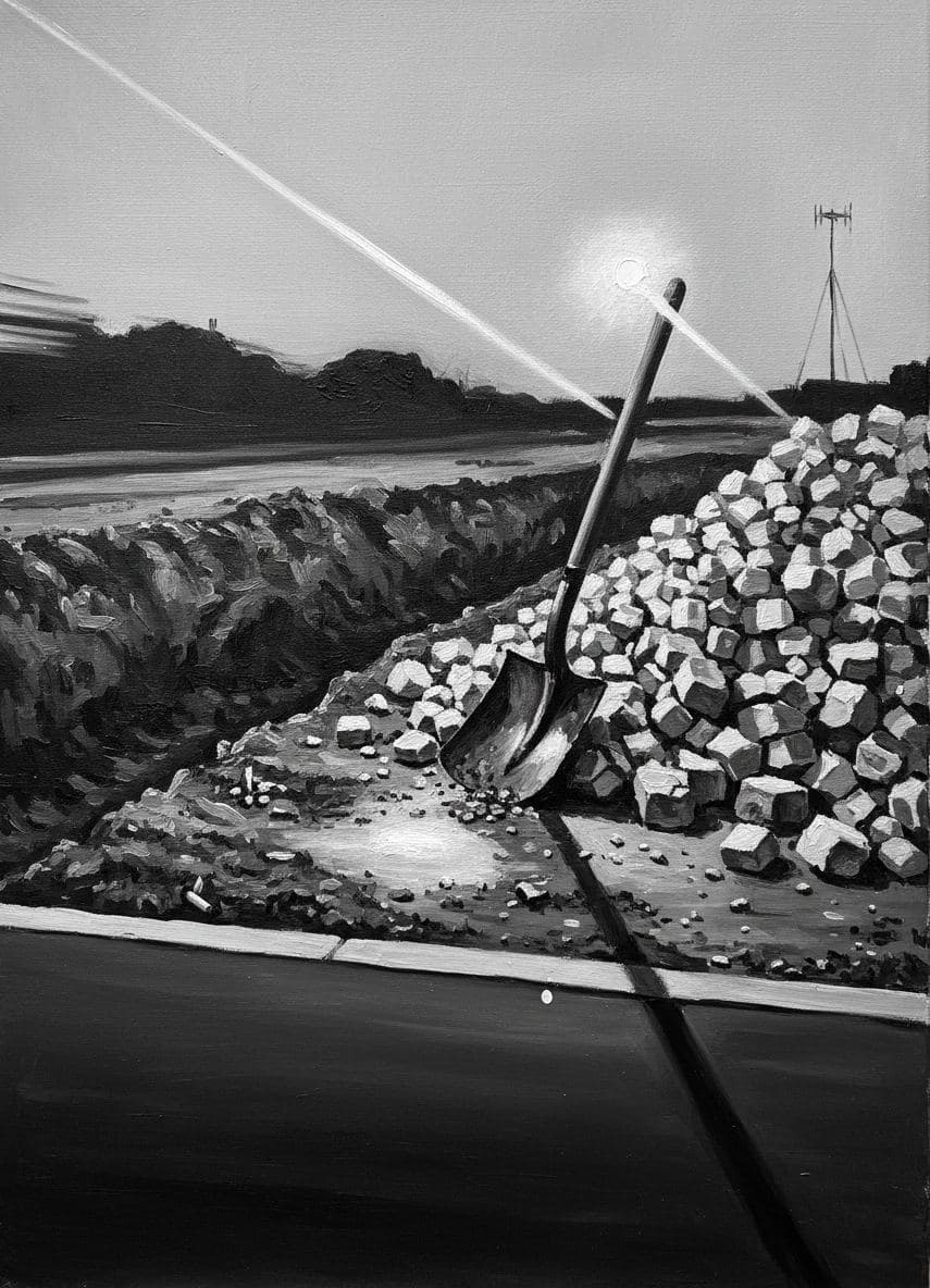 The Glinting Spade and Red Clay — Viktor Eklund · MODULAR one-of-a-kind original