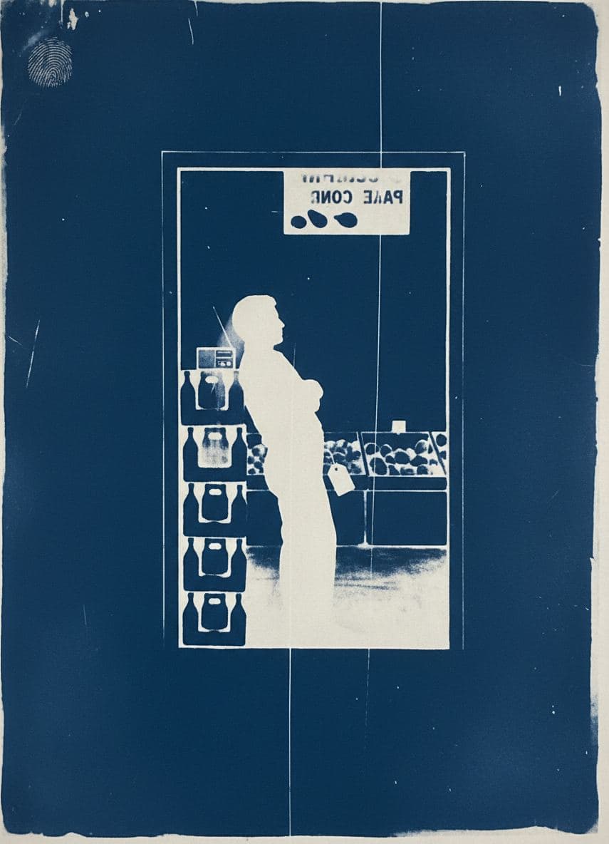 The Grocery Employee's Blue Light — Stefan Tannhäuser · MODULAR one-of-a-kind original