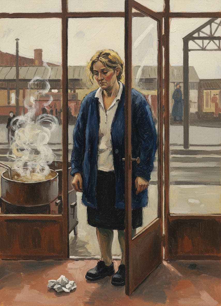 the indifferent gaze of a station guard — Stefan Tannhäuser · MODULAR one-of-a-kind original