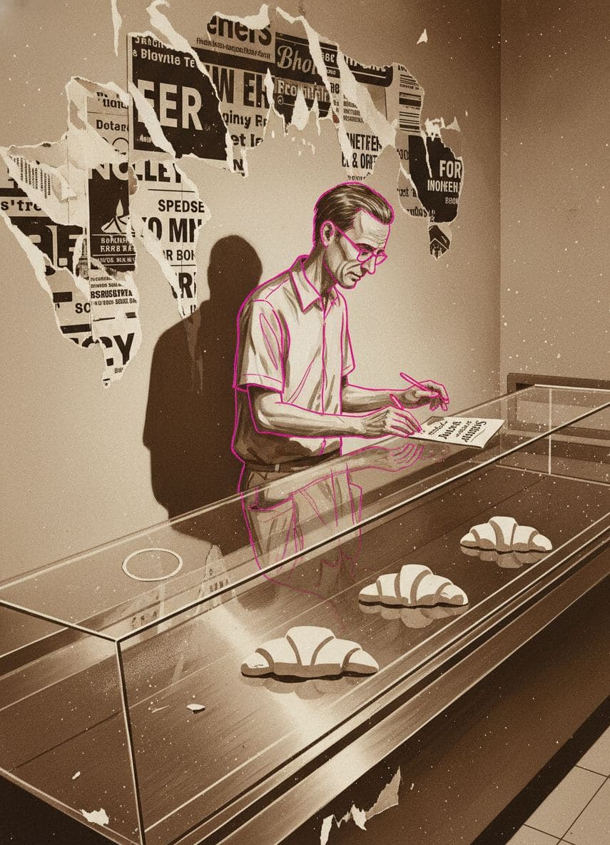 The Lonely Croissants — Irmela Bechmann · MODULAR one-of-a-kind original