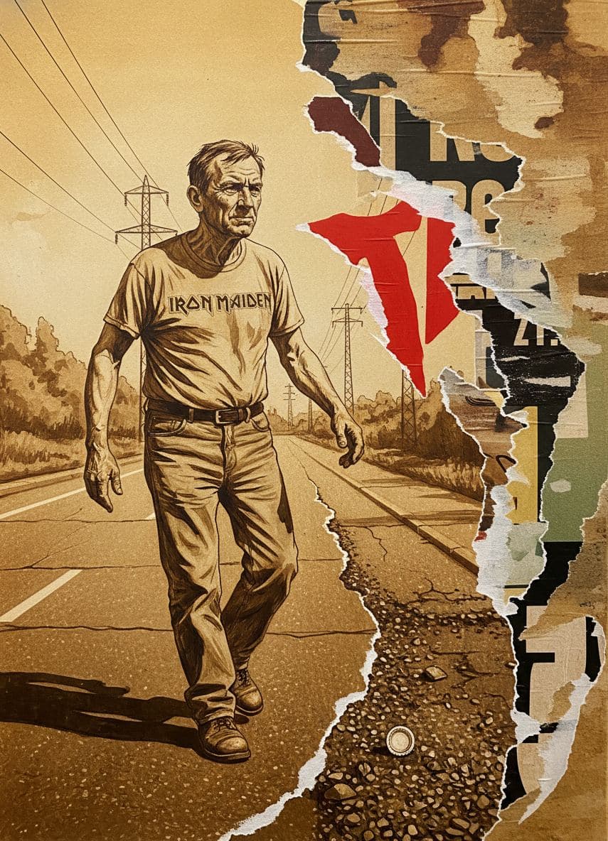 The Man with the Faded Shirt — Irmela Bechmann · MODULAR one-of-a-kind original