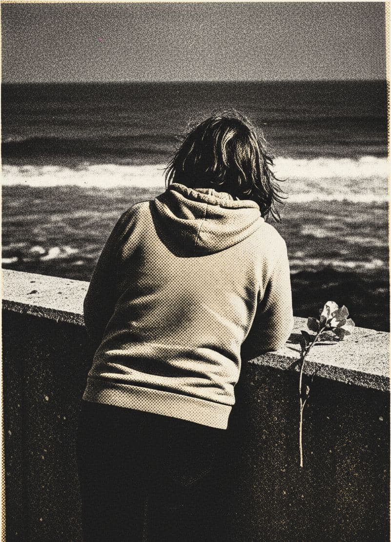 the ocean's breath on asphalt — Irmela Bechmann · MODULAR one-of-a-kind original
