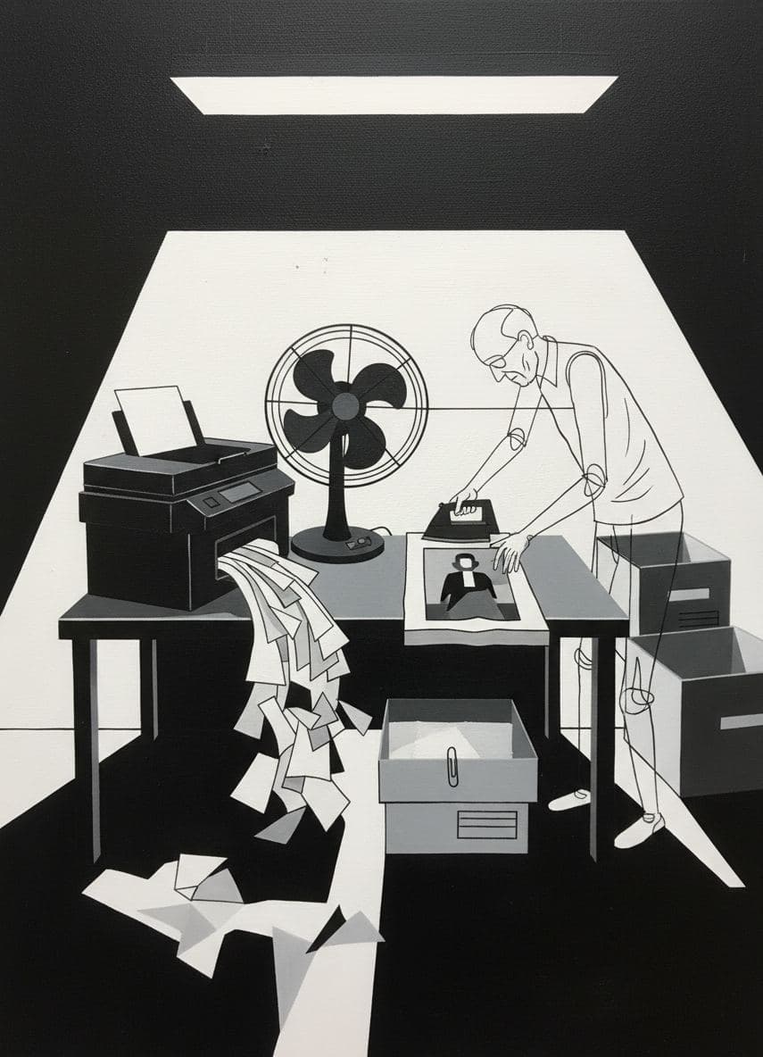 The Old Man's Archive Ritual — Viktor Eklund · MODULAR one-of-a-kind original