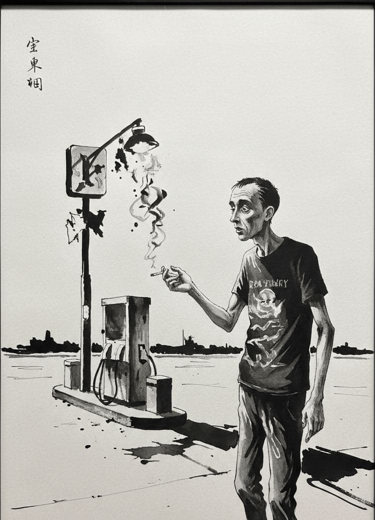 The Orange Haze and a Half-Smoked — Saskia Vandenberg · MODULAR one-of-a-kind original