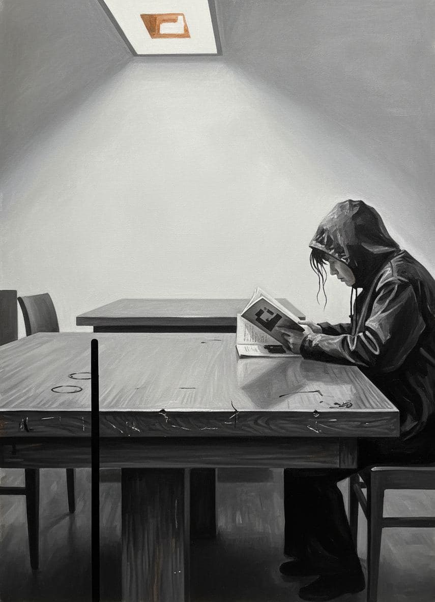 The Overlooked Library Figure — Saskia Vandenberg · MODULAR one-of-a-kind original