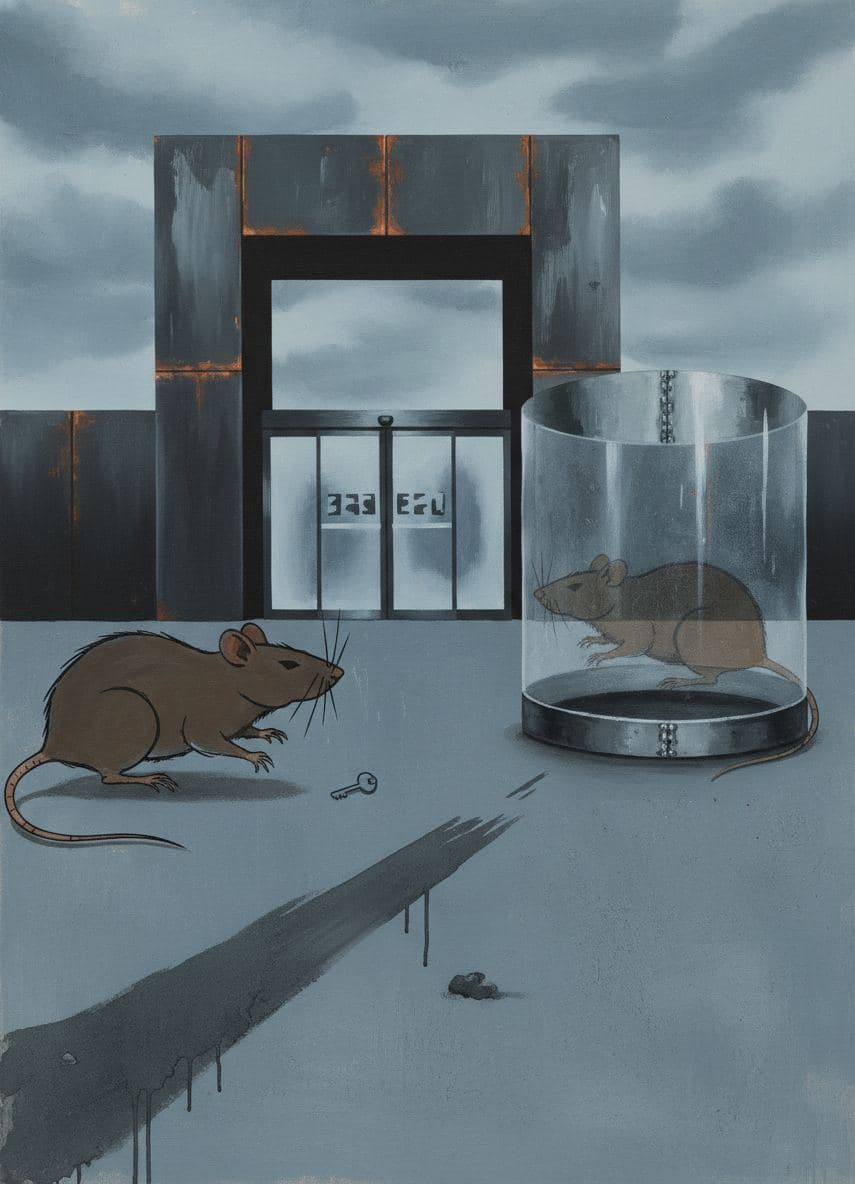 The Rat at the Grand Hotel — Stefan Tannhäuser · MODULAR one-of-a-kind original