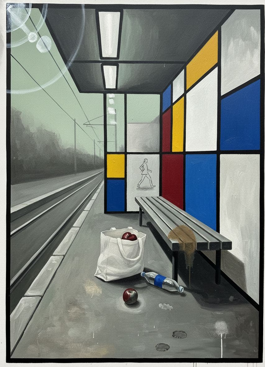 The Rewe Bag Arrives — Viktor Eklund · MODULAR one-of-a-kind original