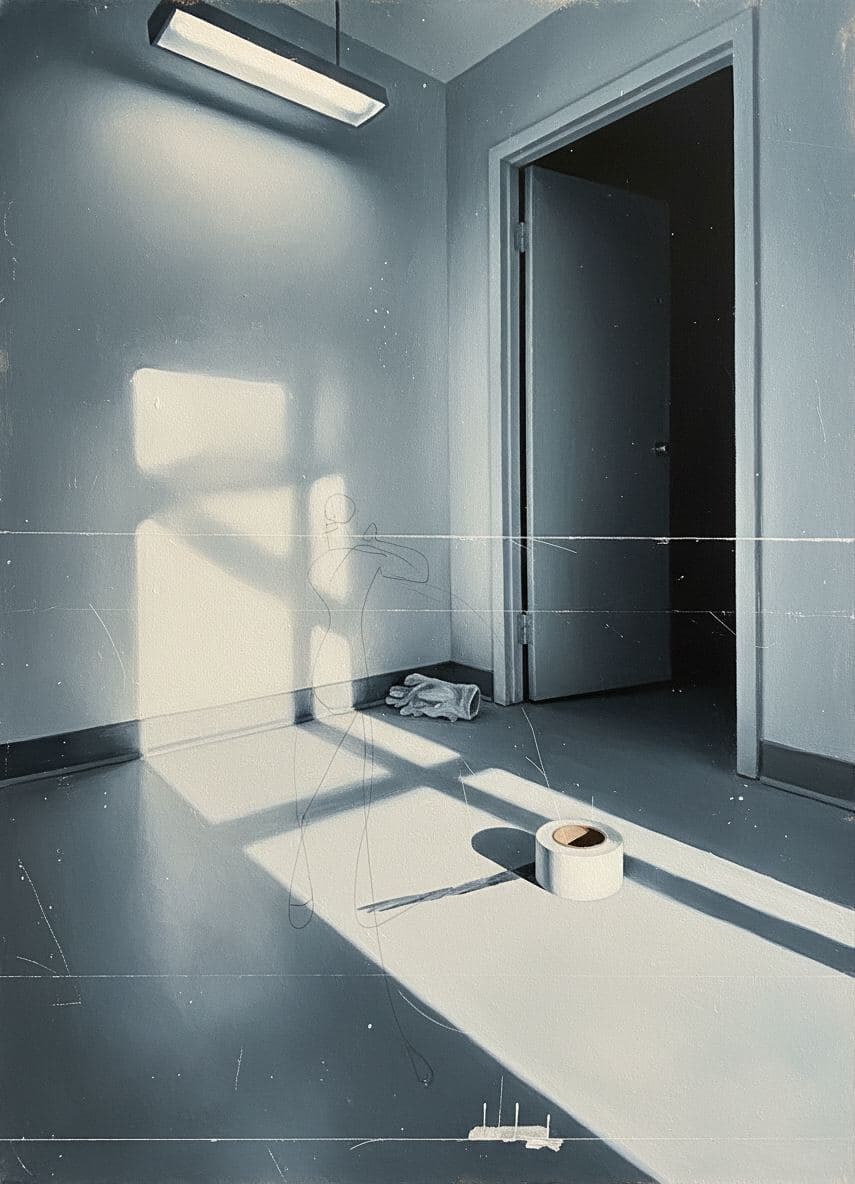 The Scuffed Corridor Floor — Viktor Eklund · MODULAR one-of-a-kind original