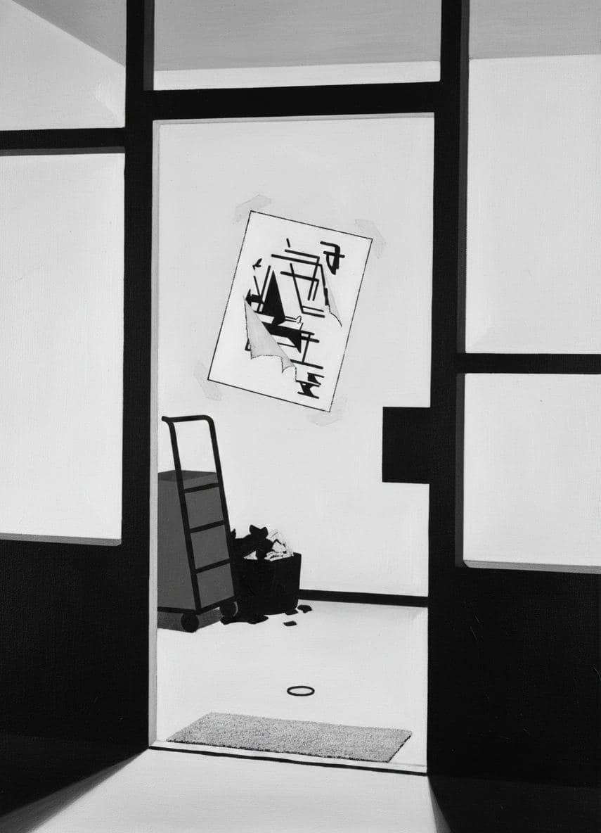 The Sign Finally Gives Up — Viktor Eklund · MODULAR one-of-a-kind original