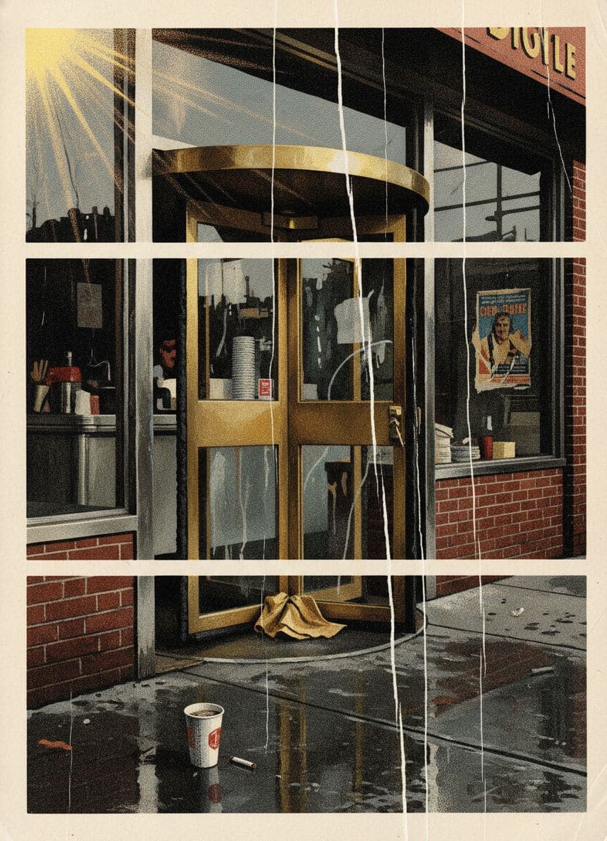 The Smudged Brass Revolving Door — Stefan Tannhäuser · MODULAR one-of-a-kind original