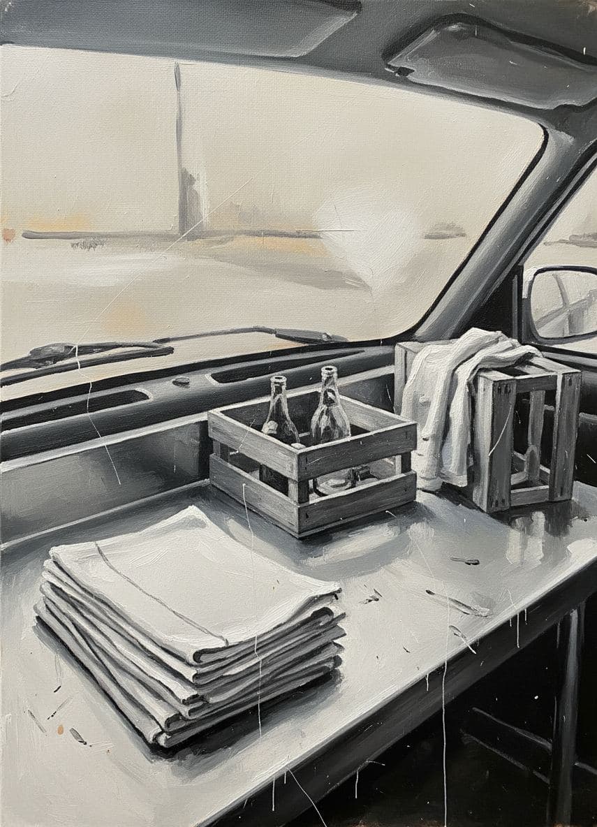 The Smudged Polanco Morning — Saskia Vandenberg · MODULAR one-of-a-kind original