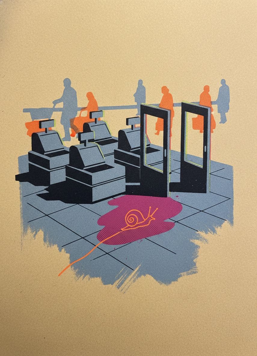The Snail and the Melting Ice Cream — Anya Pietrowski · MODULAR one-of-a-kind original