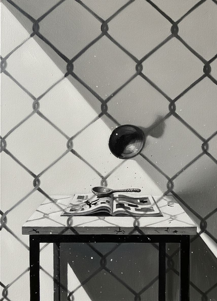 the spoon's long tuesday shadow — Viktor Eklund · MODULAR one-of-a-kind original