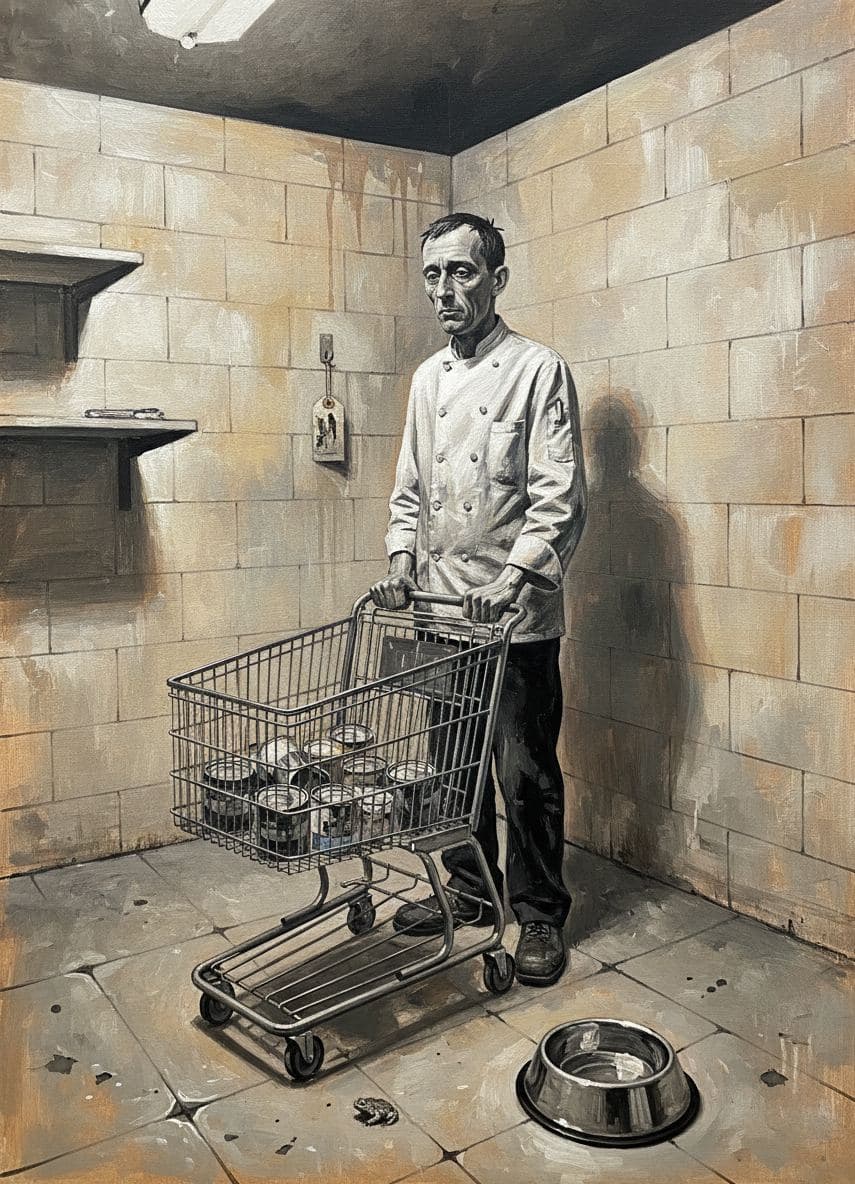 The Tired Chef and His Amphibian — Viktor Eklund · MODULAR one-of-a-kind original