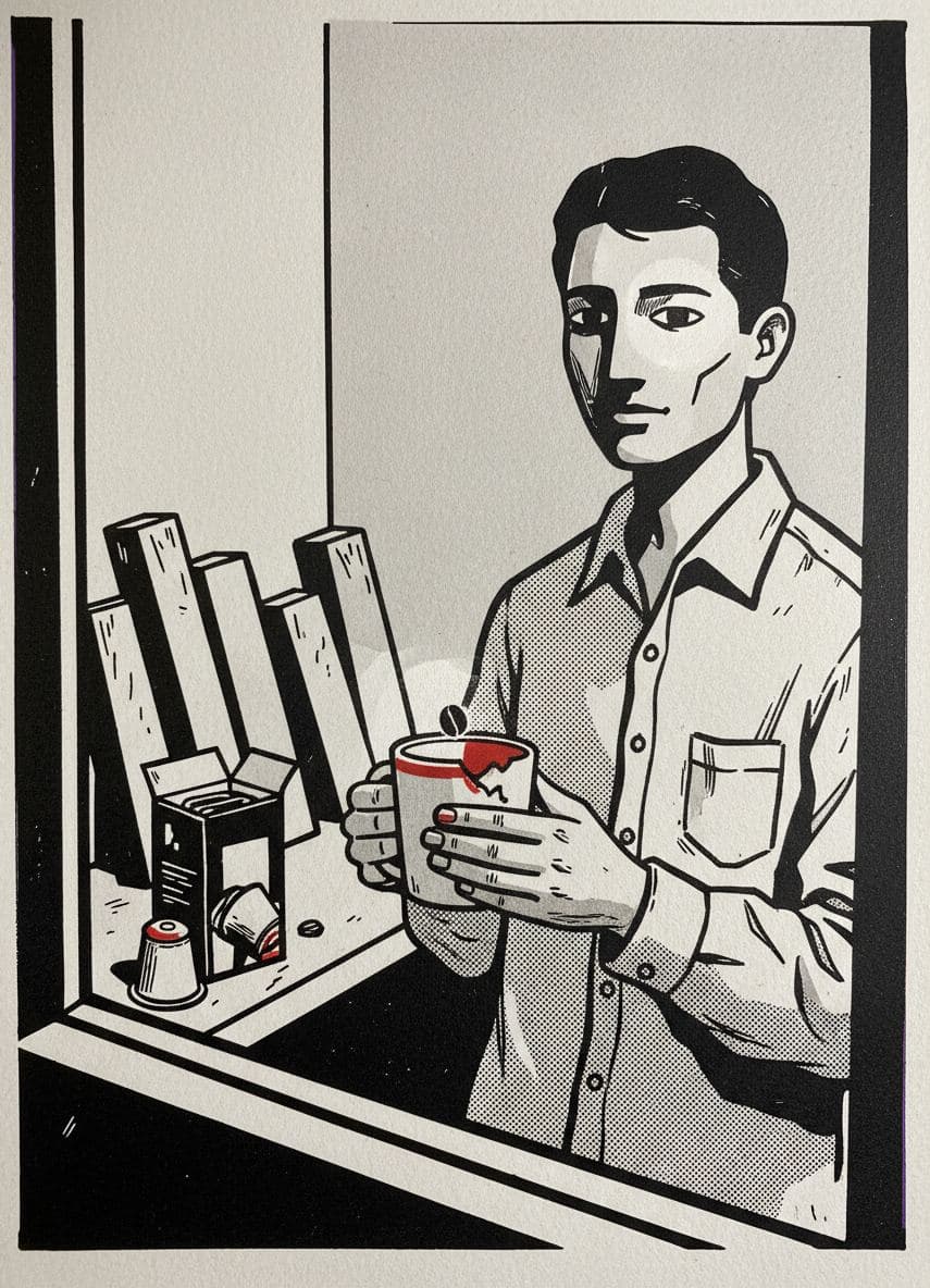 The Tired Student's Break Room Corner — Yuko Shimizu-Tachibana · MODULAR one-of-a-kind original