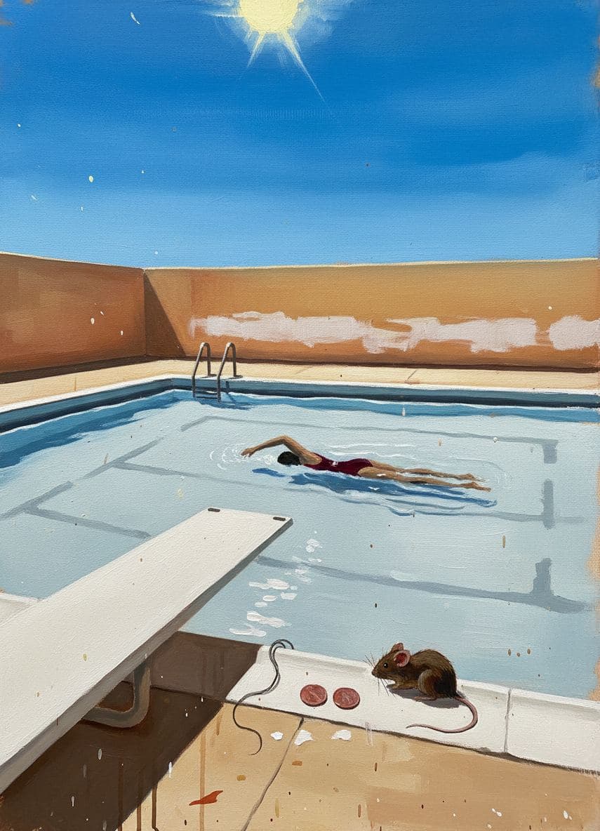 The Tired Swimmer's Pennies — Saskia Vandenberg · MODULAR one-of-a-kind original