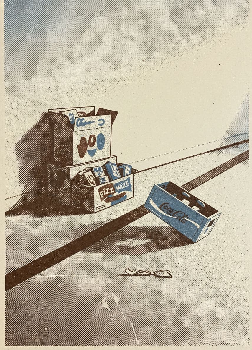 The Tired Yellow Boxes — Hilda Prosser · MODULAR one-of-a-kind original