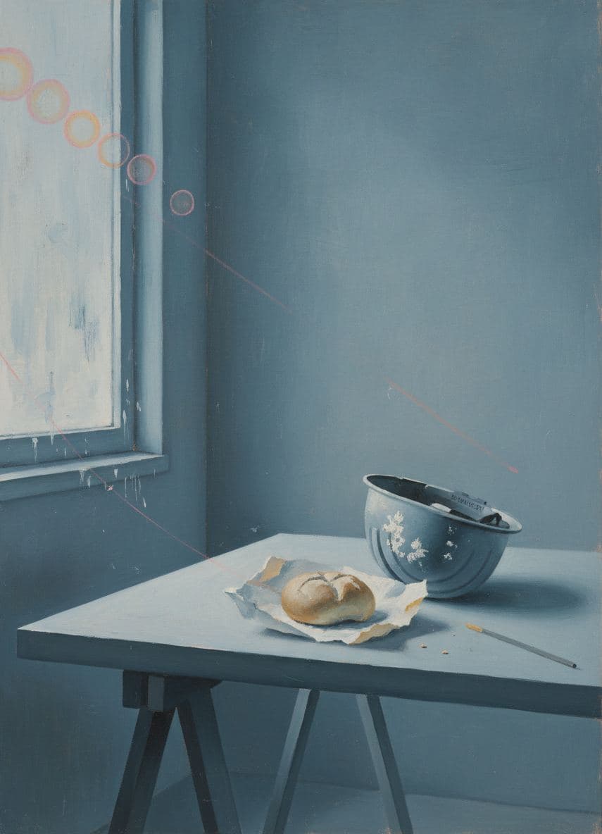 The Worker Leaving Lunch — Saskia Vandenberg · MODULAR one-of-a-kind original