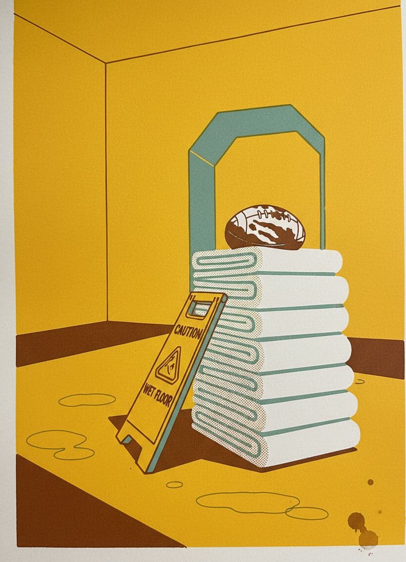 The Yellow Sign and a Deflated Ball — Anya Pietrowski · MODULAR one-of-a-kind original