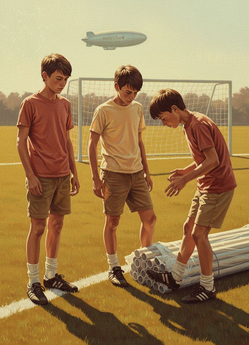 Three Boys and the Yellow Blimp — Viktor Eklund · MODULAR one-of-a-kind original