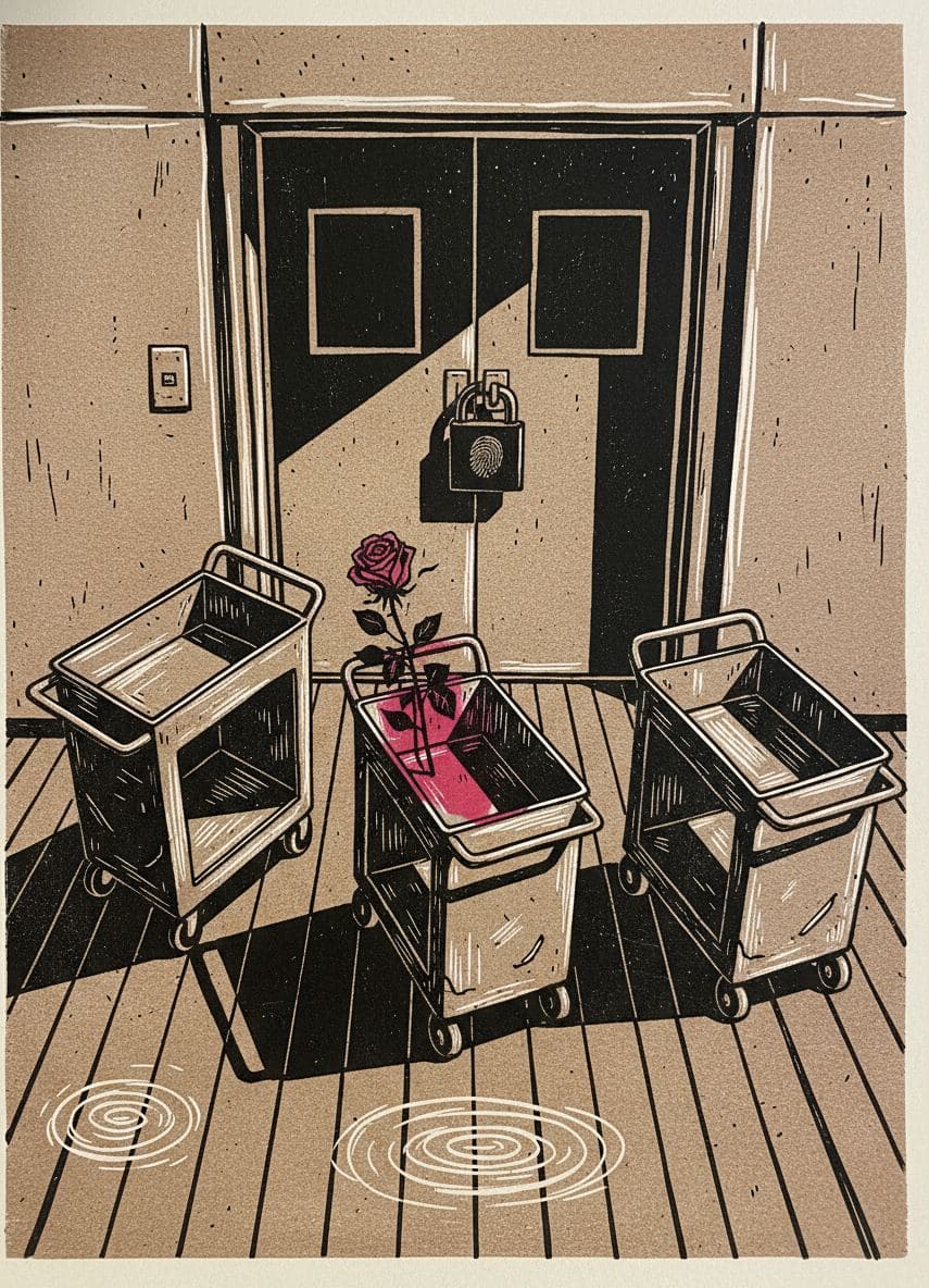 Three Carts and a Wilting Gesture — Yuko Shimizu-Tachibana · MODULAR one-of-a-kind original