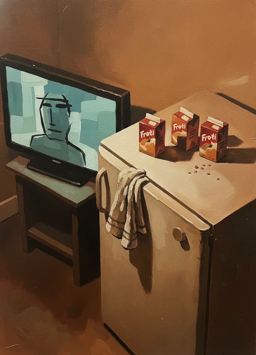 Three Frooti Cartons — Saskia Vandenberg · MODULAR one-of-a-kind original