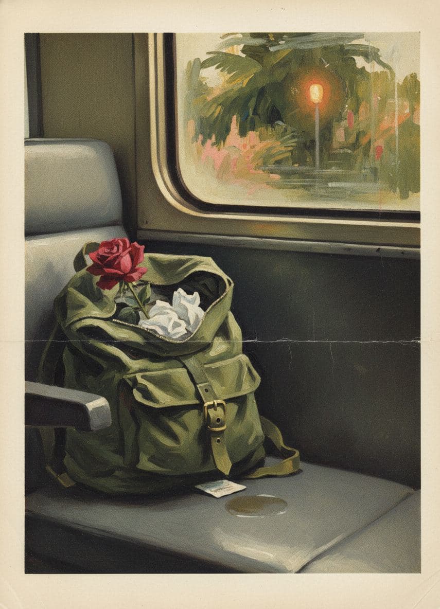 Tucking the Red Rose — Saskia Vandenberg · MODULAR one-of-a-kind original
