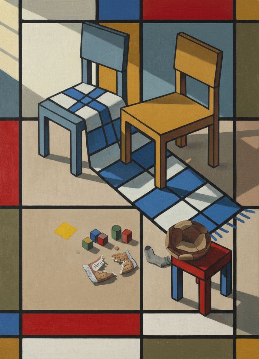 Two Chairs Facing the Wrong Way — Viktor Eklund · MODULAR one-of-a-kind original