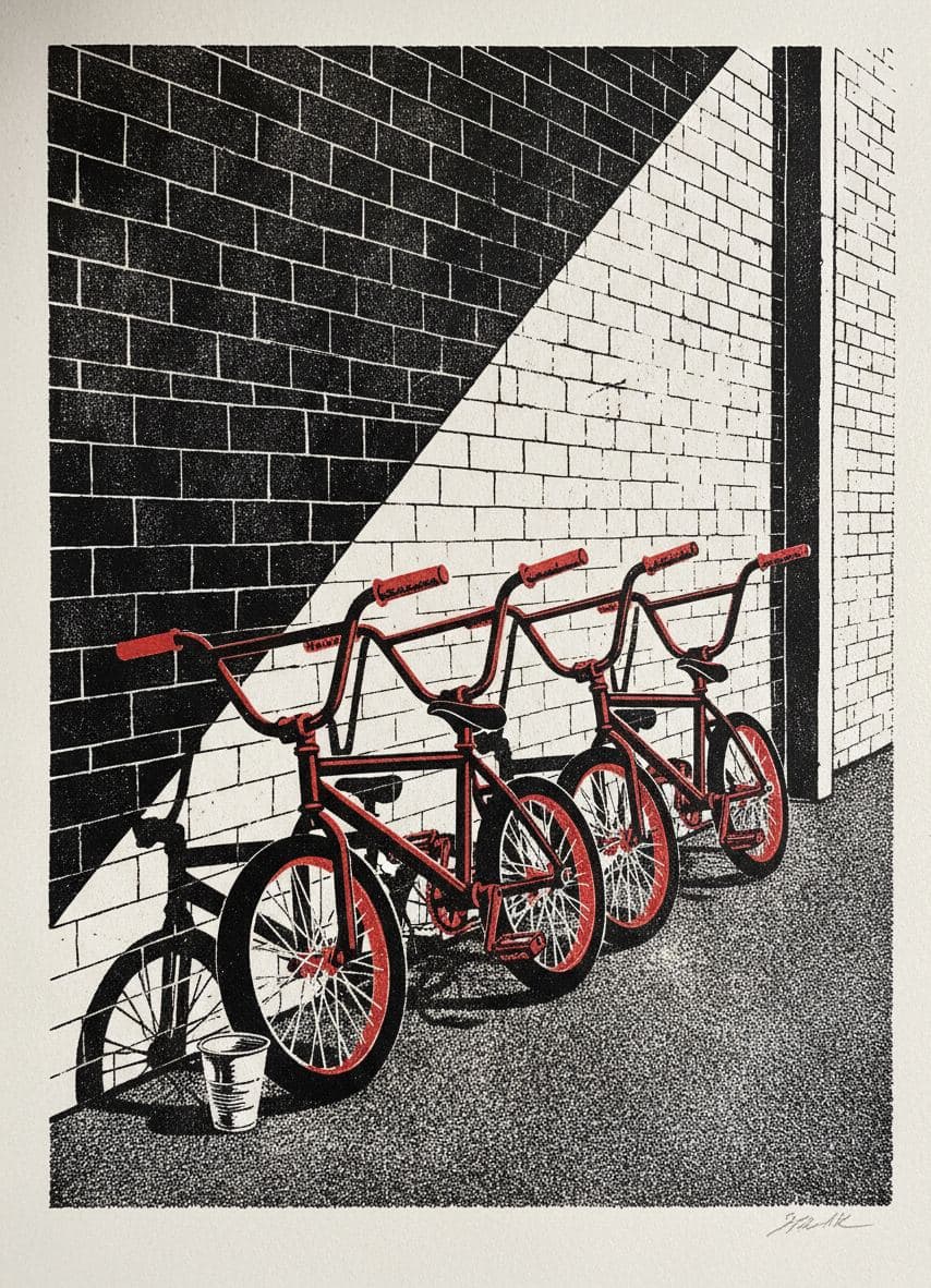 Untitled (Alley, Morning) — Yuko Shimizu-Tachibana · MODULAR one-of-a-kind original