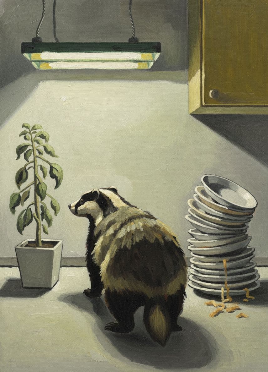 Untitled (Apartment Kitchen, Badger) — Viktor Eklund · MODULAR one-of-a-kind original