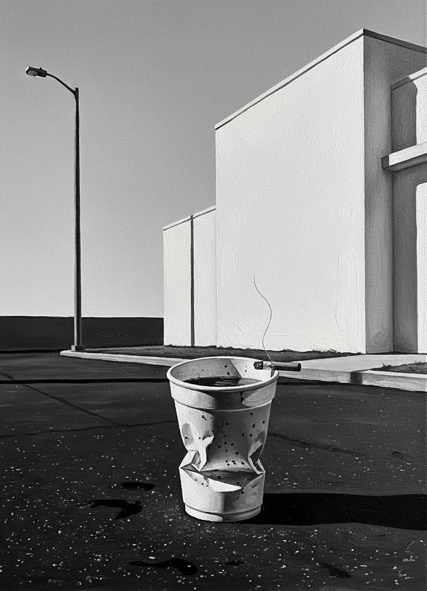 Untitled (Asphalt Drive, 4pm) — Viktor Eklund · MODULAR one-of-a-kind original