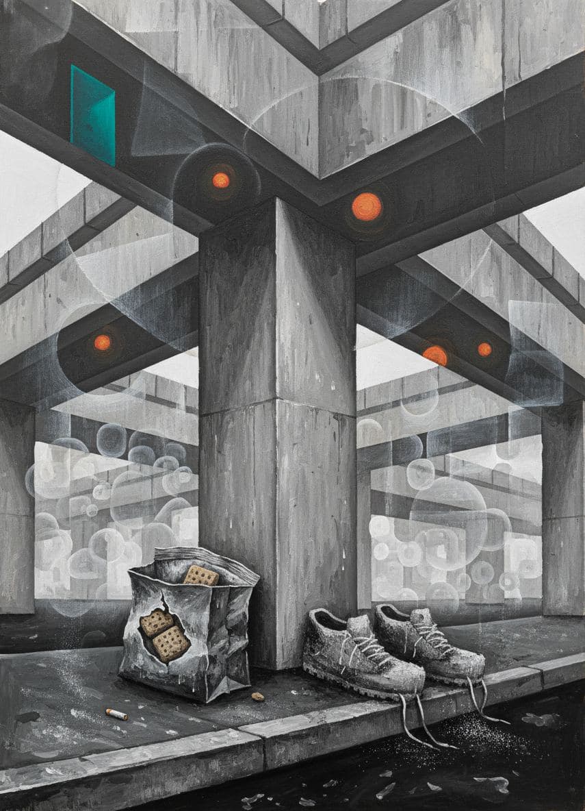 Untitled (Beneath the Overpass) — Viktor Eklund · MODULAR one-of-a-kind original