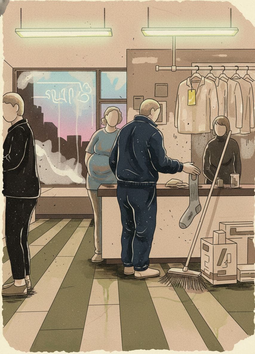 Untitled (Dry Cleaner's Counter) — Stefan Tannhäuser · MODULAR one-of-a-kind original