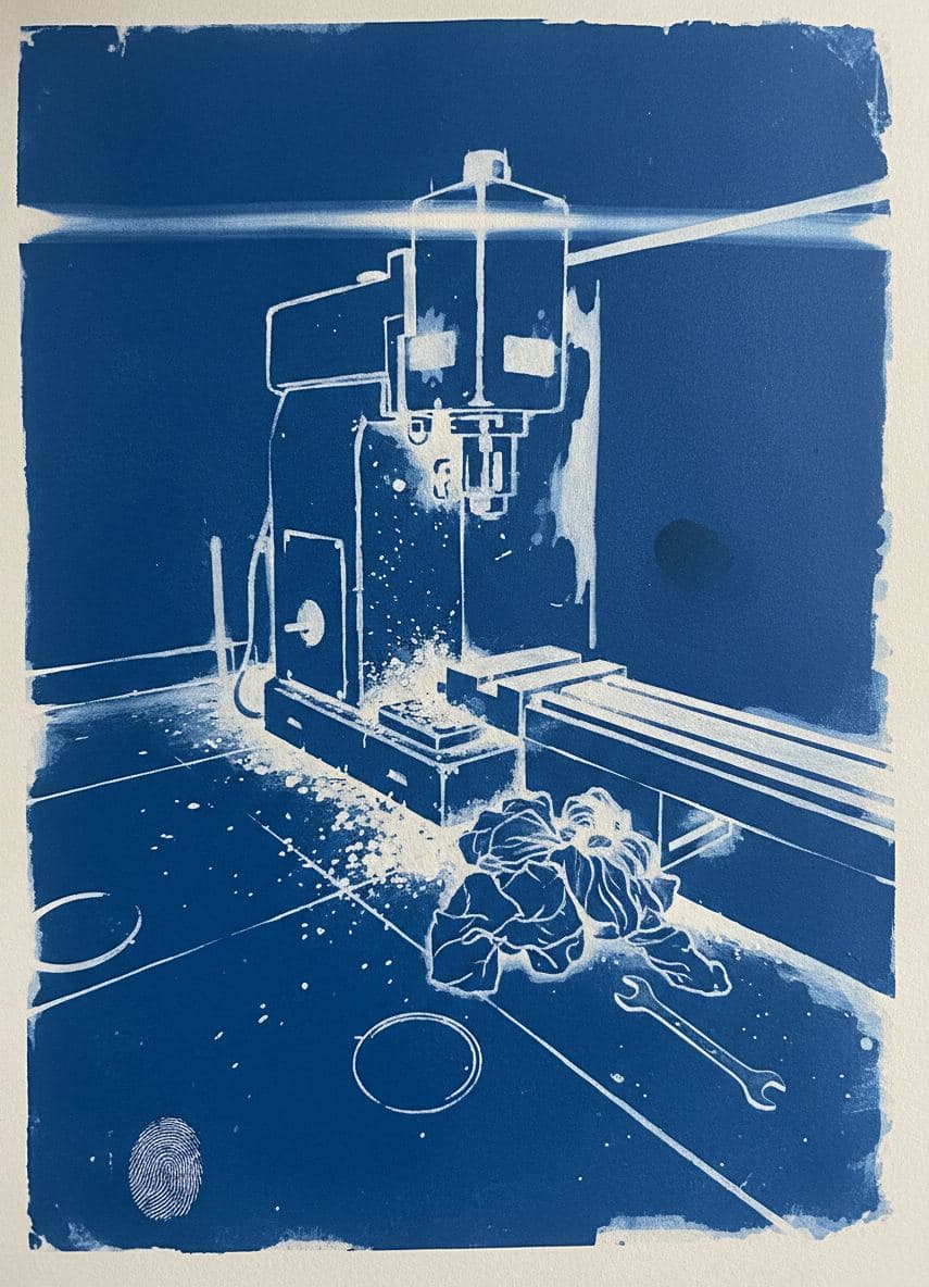 Untitled (Factory Floor, After Shift) — Viktor Eklund · MODULAR one-of-a-kind original