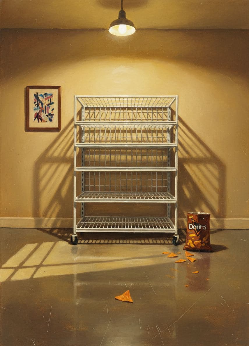 Untitled (Garage Shelf) — Saskia Vandenberg · MODULAR one-of-a-kind original