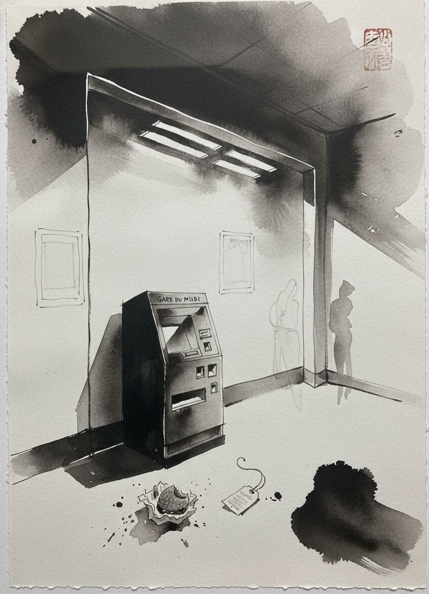 Untitled (Gare du Midi) — Agnete Holm · MODULAR one-of-a-kind original