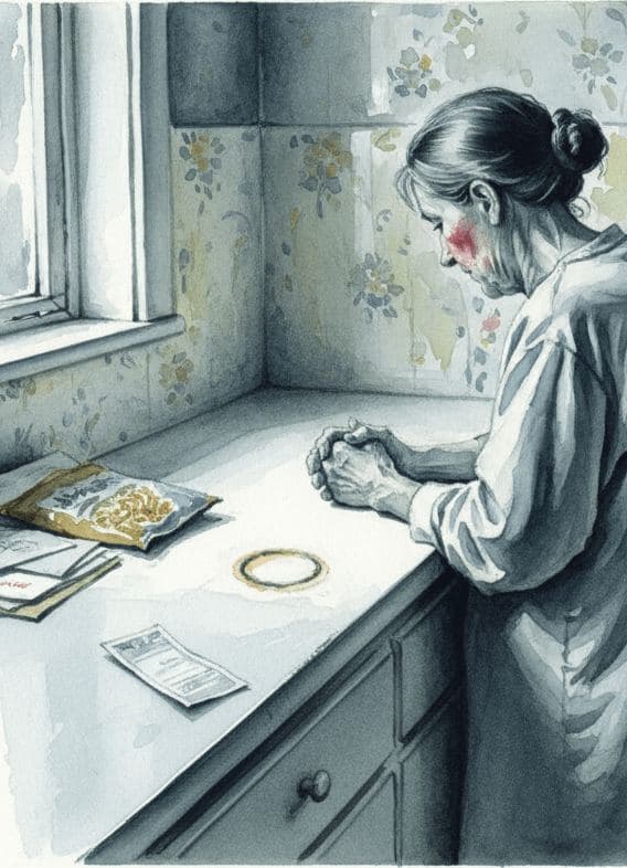 Untitled (Kitchen, Early Morning) — Agnete Holm · MODULAR one-of-a-kind original