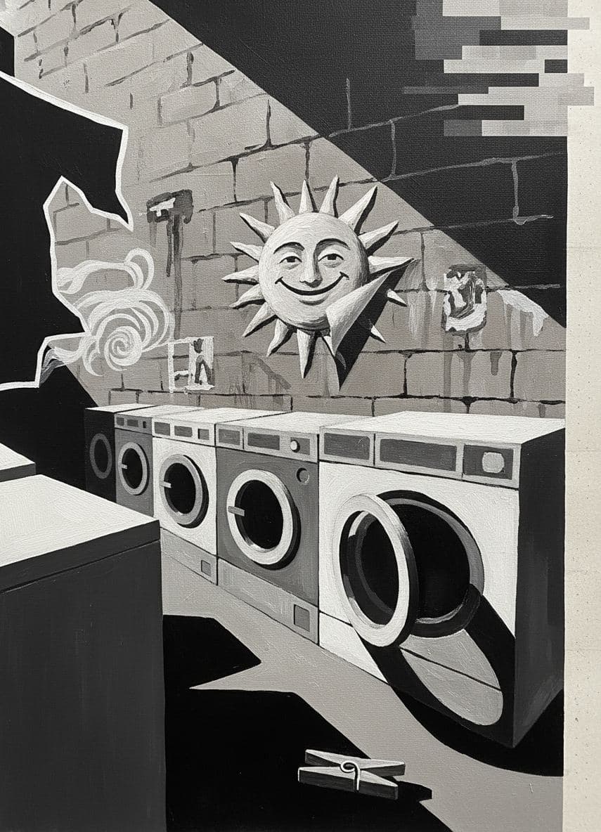 Untitled (Laundromat, Clay) — Viktor Eklund · MODULAR one-of-a-kind original