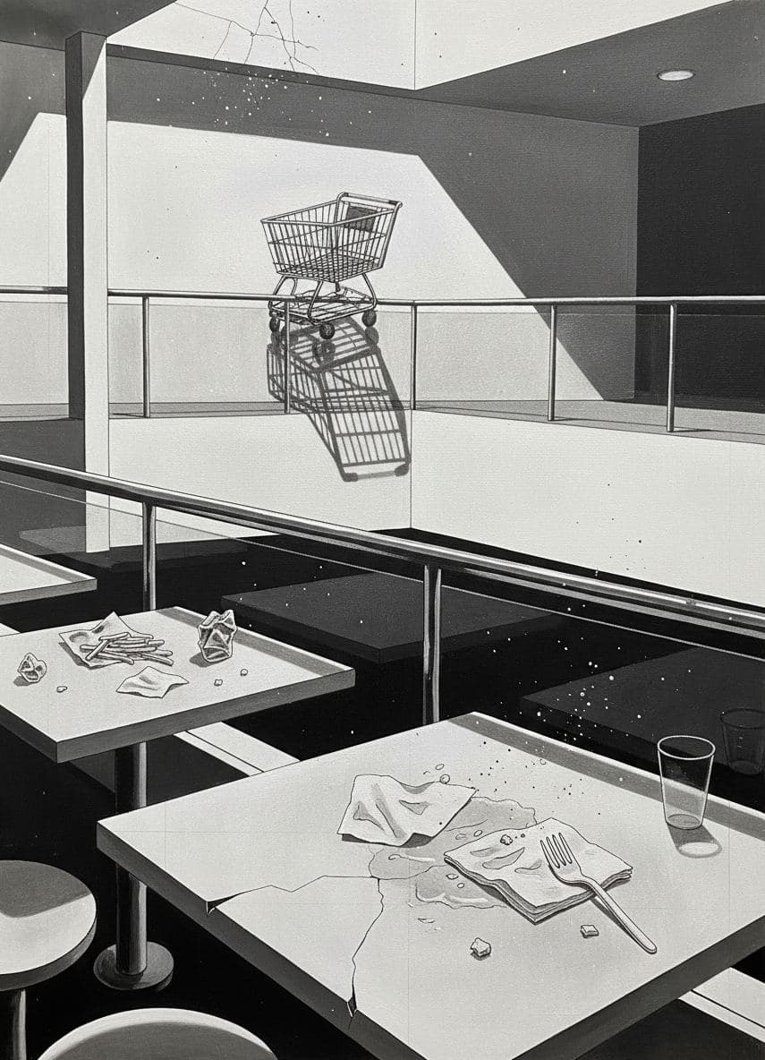 Untitled (Mall Escalator) — Viktor Eklund · MODULAR one-of-a-kind original