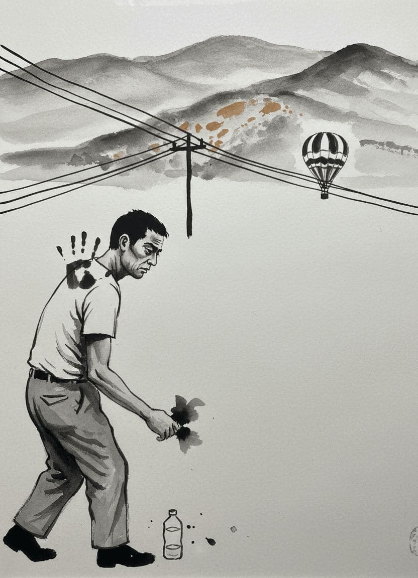 Untitled (Ordinary Descent) — Matteo Iannelli · MODULAR one-of-a-kind original