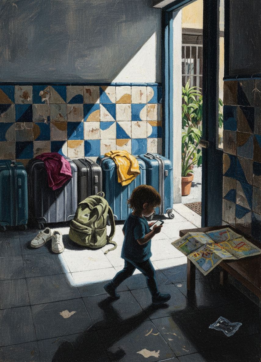 Untitled (Poblenou Hallway) — Viktor Eklund · MODULAR one-of-a-kind original