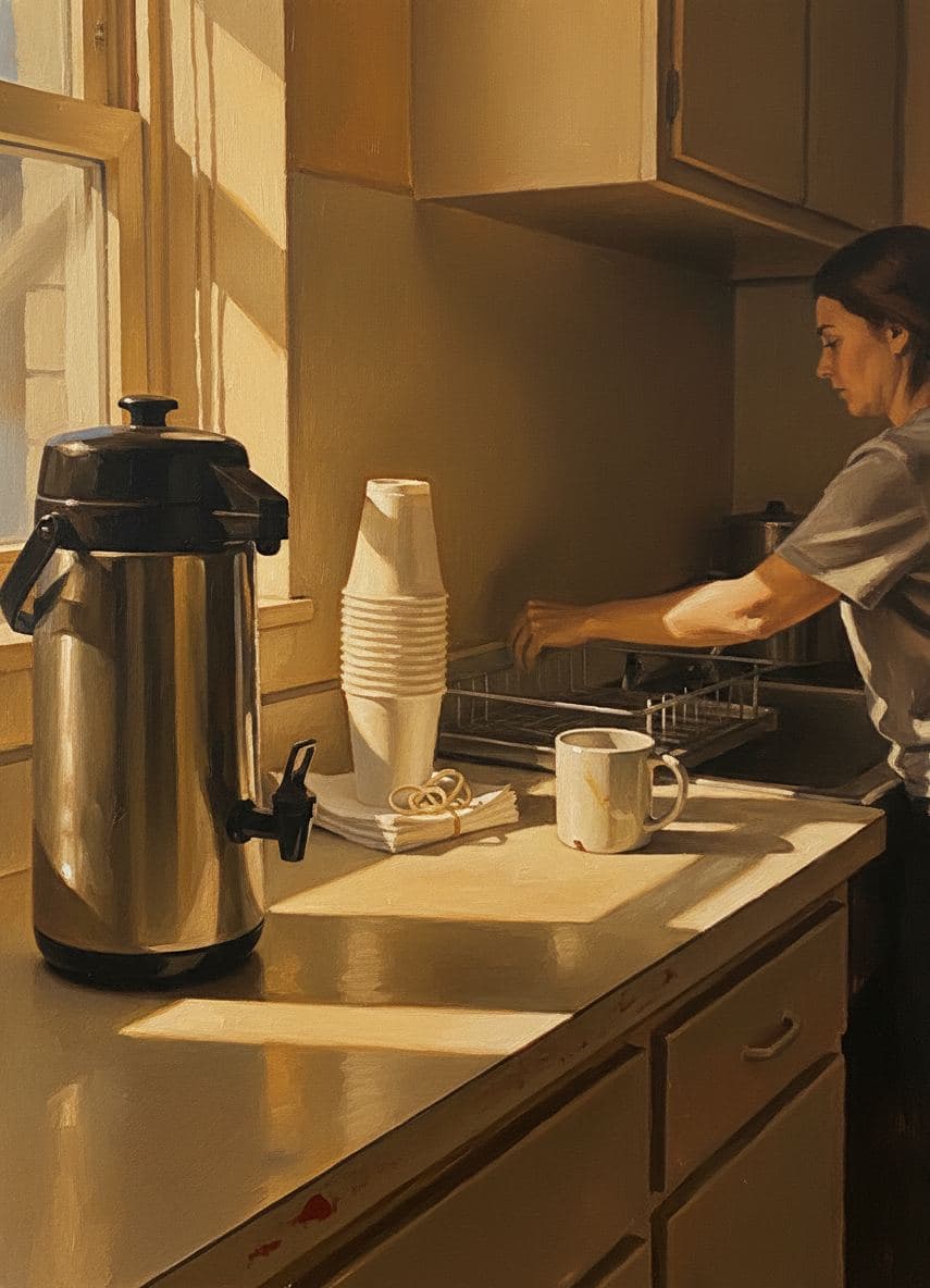 Untitled (Prep Kitchen, Late Night) — Saskia Vandenberg · MODULAR one-of-a-kind original
